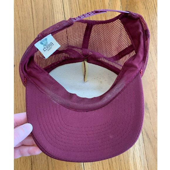 Cobra Caps Bumble Bee Boats Trucker Snap Back Hat, Vintage - Good Condition - Picture 5 of 5